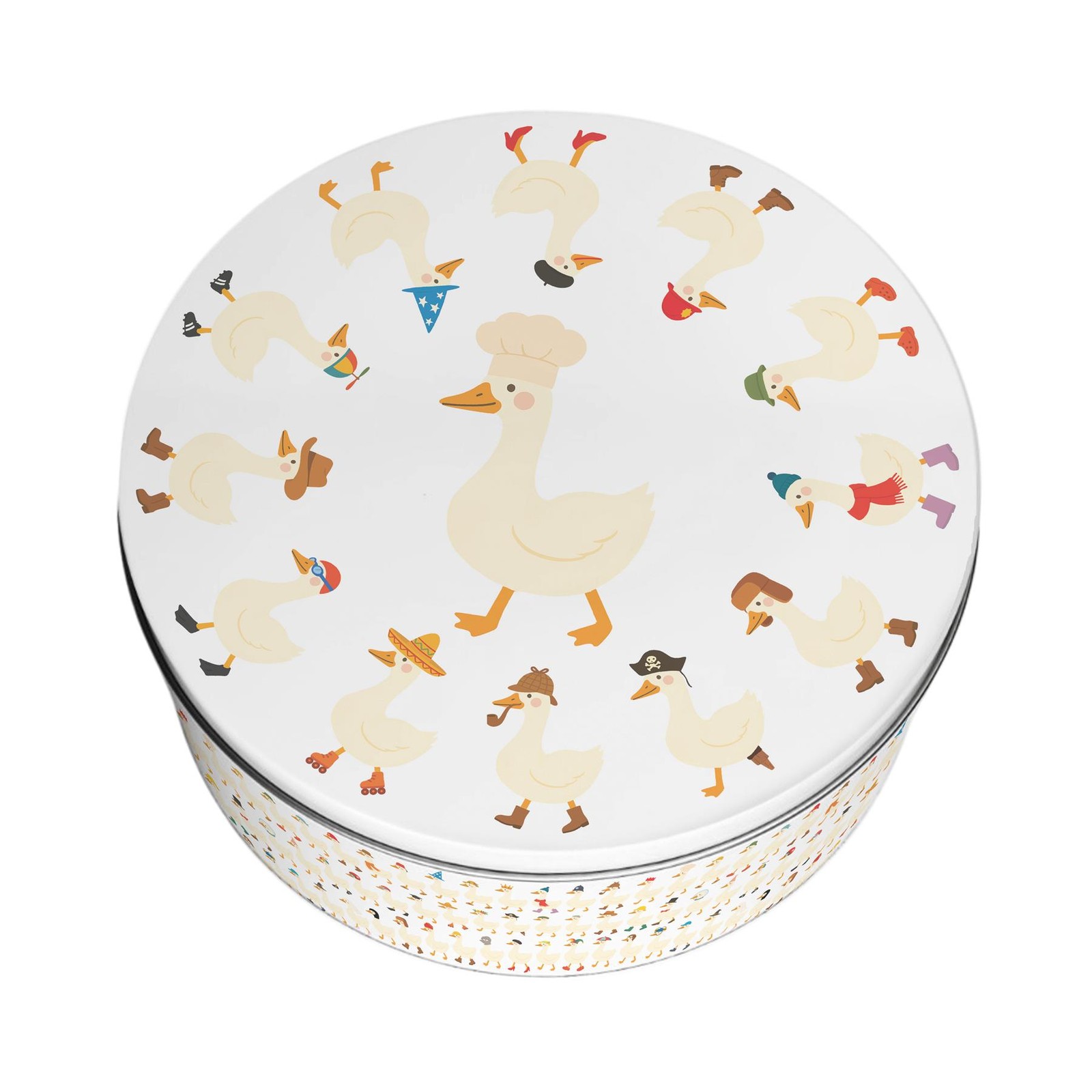 Silly Goose Large Cake Tin - Novelty Kitchen Gifts Round Storage Container
