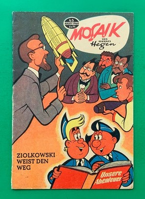 WIPA Mosaik Digedags Nr. 45 Ziolkowski weist den Weg Hannes Hegen original