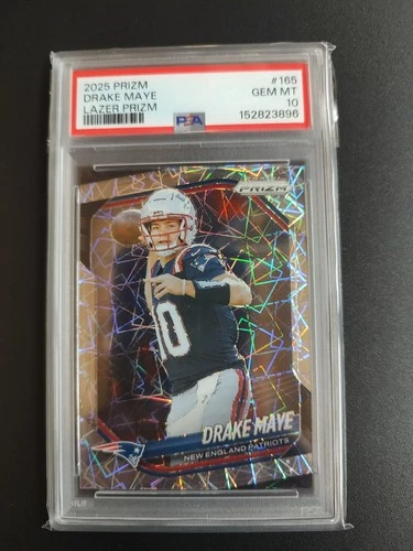2025 Prizm - Drake Maye - Lazer  - PSA 10