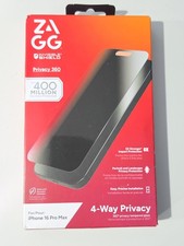 ZAGG Invisible Shield Privacy Screen Protector iPhone 16 Pro Max 6.9" 