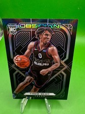 2020-21 Panini Obsidian- Tyrese Maxey #162 Electric Etch Purple /99