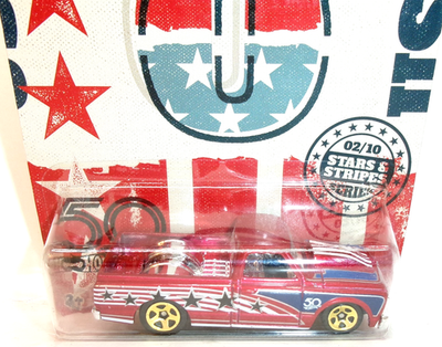 2018 HOT WHEELS 50TH 1:64 HW STARS & STRIPES 02/10 RED '67