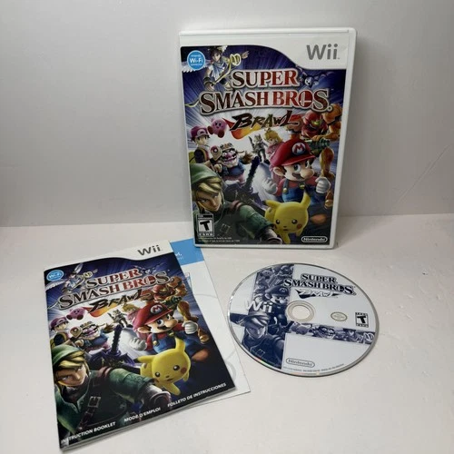 Super Smash Bros Brawl Nintendo Wii Video Game Complete CIB T Nintendo