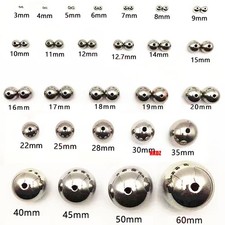 Stainless Steel Balls Bearing Drilling Ball  2mm-60mm With Through Hole 1mm-6mm