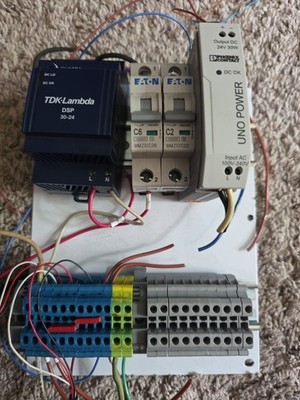 DIN Rail Panel Assembly TDK-Lambda DSP30-24 Phoenix Contact UNO POWER Eaton...