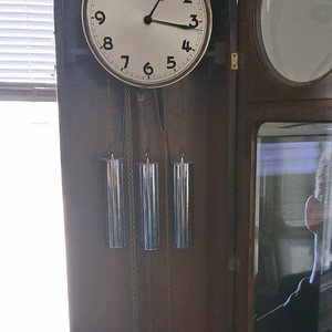Kienzle Grandfather Clock Mechanical Wood Metal Arabic Numerals