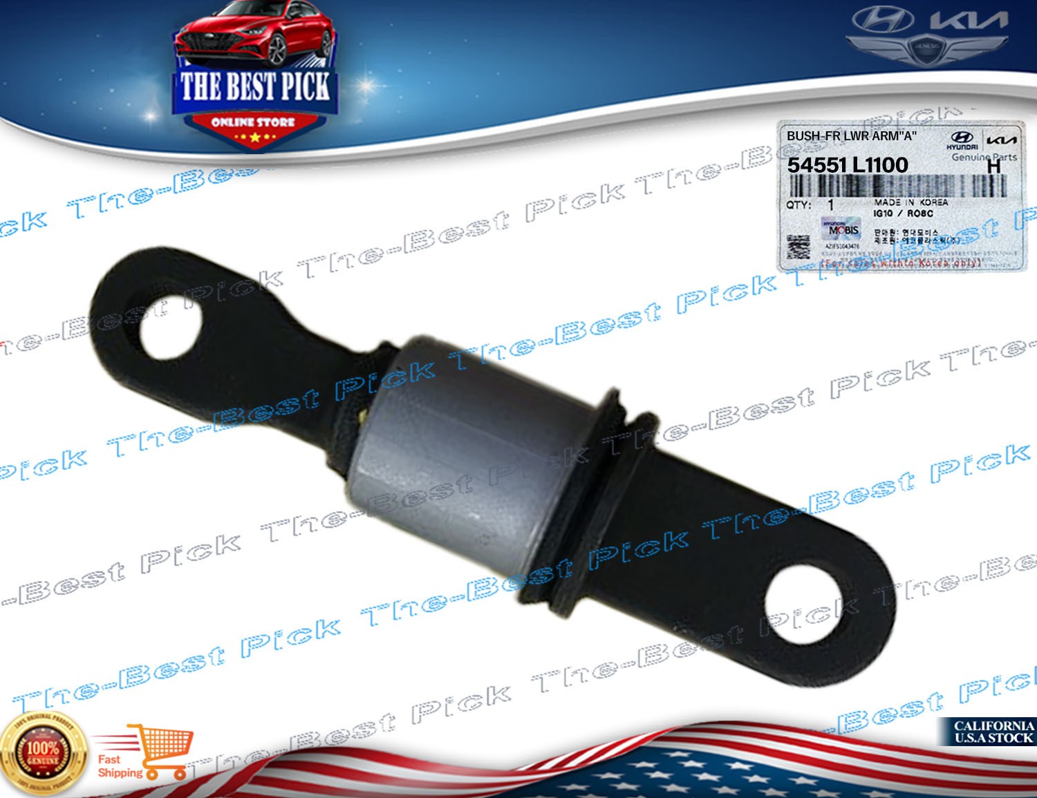 ⭐GENUINE⭐ OEM Bush-Front Lower Arm "A" For Hyundai / KIA 2021-2023  54551L1100
