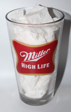 Miller High Life Pint Beer Glass Libbey Barware Man Cave Deer Hunting Glass