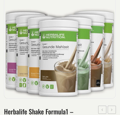 Herbalife Nutrition Formula 1 Mahlzeit-Shake Pulver Café Latte