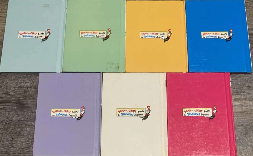 Lot Of 7: Grolier Bright Early Set; B, Foot, Wheels, Ear, People, A, & Moon GOOD - Image 2 of 3