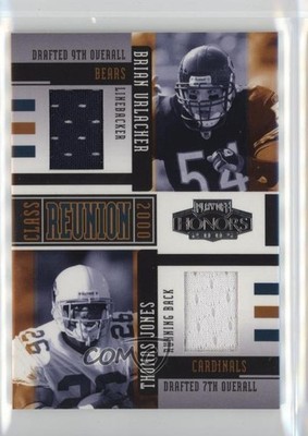 2005 Playoff Honors Class Reunion Materials Brian Urlacher Thomas Jones HOF 0cz0