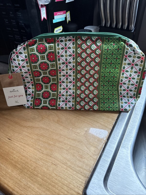 Hallmark “just For You” Gift Bag, Makeup Bag, Bathroom Bag Etc With Towel