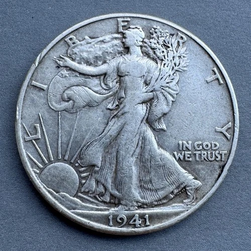 1941-D Walking Liberty Half Dollar - Extra Fine, Denver Mint