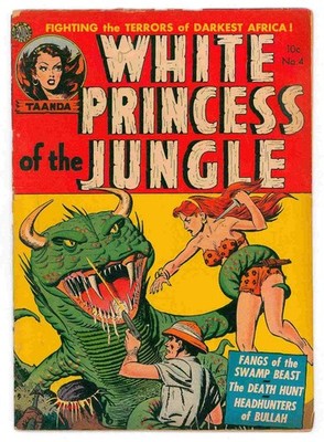 White Princess Of The Jungle #4 VG-3.5 Avon Comic Book 1952 Comics