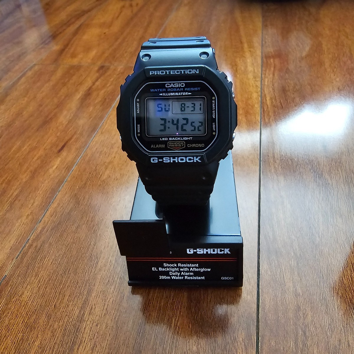 Casio G-Shock Shock Resistant DW5600E-1V Men's Water Resistant