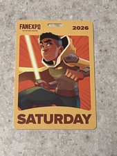 Fan Expo Cleveland 2026 Saturday Badge - Ezra Bridger Star Wars Rebels Ticket