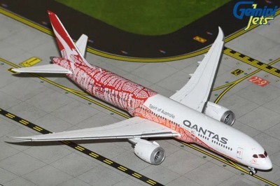 GeminiJets Boeing 787-9 Qantas ''Yam Dreaming'' VH-ZND 1:400 Modellflugzeug