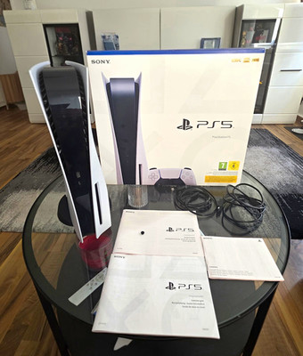 Sony PlayStation 5 Blu-Ray Edition Konsole 825GB 4K, OVP,Zubehörpaket
