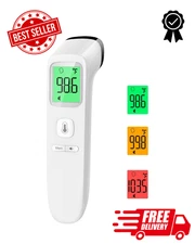 No Touch Thermometer for Adults and Kids, Accurate Digital Baby Fever Alarm