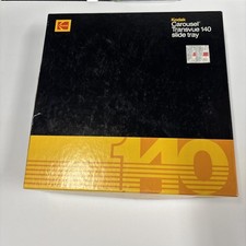 Kodak Carousel Transvue 140 Slide Tray in Original Box w original paperwork