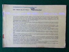 (I14) RIVAROSSI CATALOGO Anni '50/'60 treni elettrici + FIAT 500 600 KATALOG