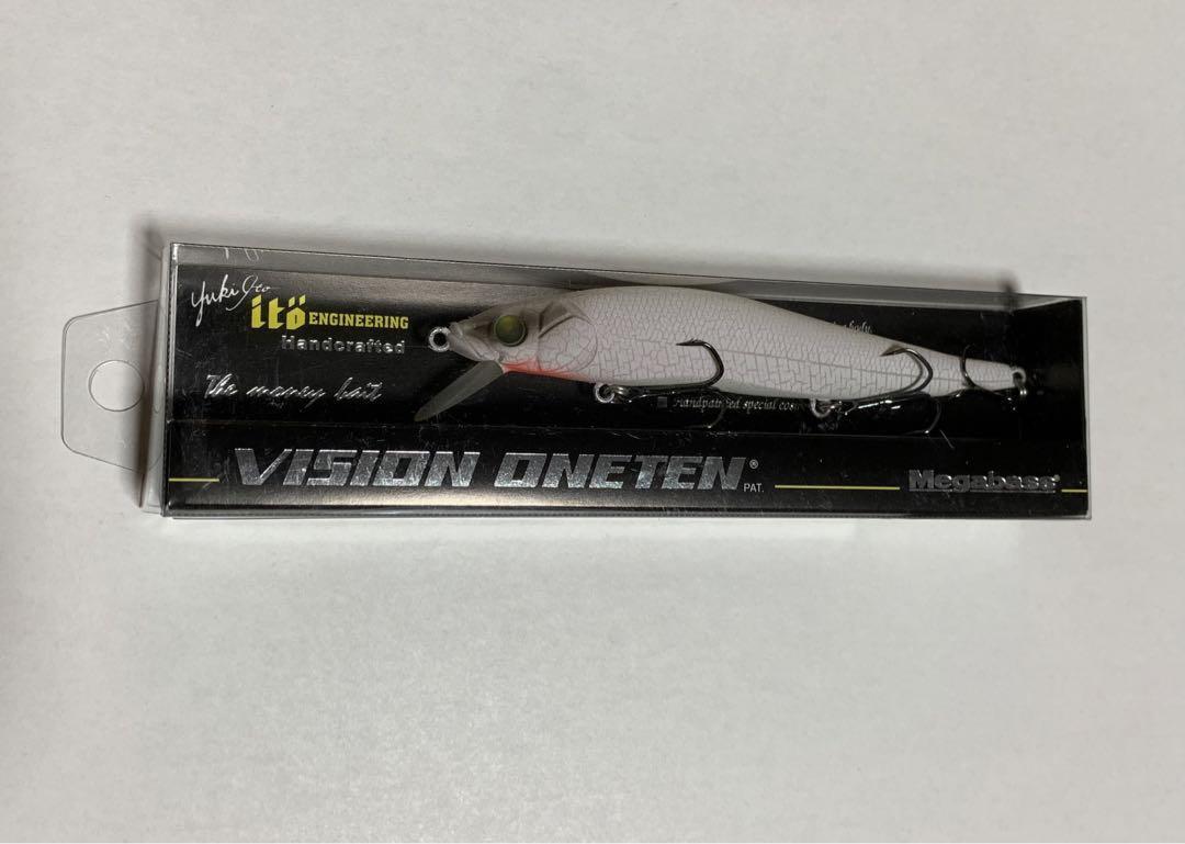 Megabass Vision 110 One Ten Lure - Limited Edition White Butterfly - Used