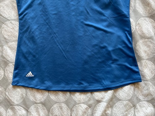 NWT Adidas Girls 2021 US Open Torrey Pines Primegreen Blue Golf Polo Sz L GQ2450 - Picture 6 of 19
