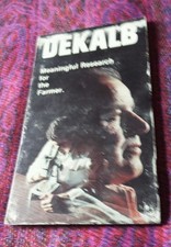 VTG 1970'S Dekalb SEED POCKET FIELD CROP NOTEBOOK UNUSED AMERICAN FARMER AG