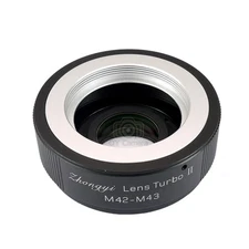 Zhongyi Lens turbo II adapter Reduce Focus M42 lens to m4/3 MFT BMPCC OM-D G7
