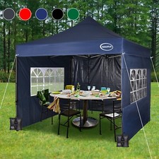 Image of MAXIMUS® HEAVY DUTY POP UP GAZEBO 3mx3m COMMERCIAL MARKET STALL & 4 WEIGHT BAGS