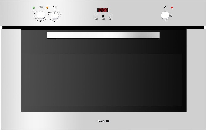 FOSTER 7193047 FORNO A GAS VENTILATO ACCIAIO INOX 91 LITRI EASY CLEAN