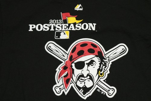 Pittsburgh Pirates Shirt Herren Extra Large schwarz Postseason 2013 MLB Baseball - Bild 4 von 10