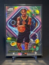 2023-24 TOPPS COSMIC CHROME BENNEDICT MATHURIN SILVER REFRACTOR #132 - PACERS