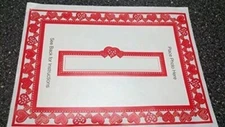Mrs Grossmans Now Picture This Frame Stickers - Red Hearts