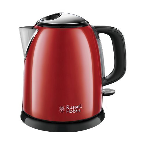 Russell Hobbs Bollitore elettrico (1Lt) COLOURS PLUS Compatto Flame red 24992 70
