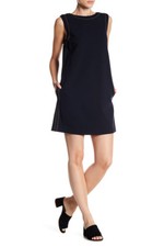 NEW Theory Didianne K Fixture Ponte Dress in Navy - Size P D0039