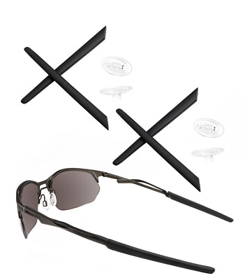 Replacement Rubber Kit Ear Socks Nose Pads for Oakley Wire Tap 2.0 OO4145 Frame