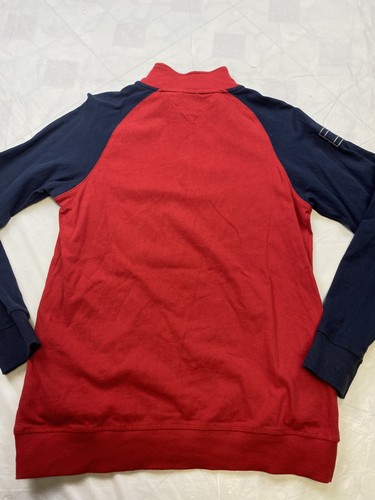 Tommy Hilfiger Boys Youth Size XL 20 Sweater Quarter Zip Red - Picture 7 of 7