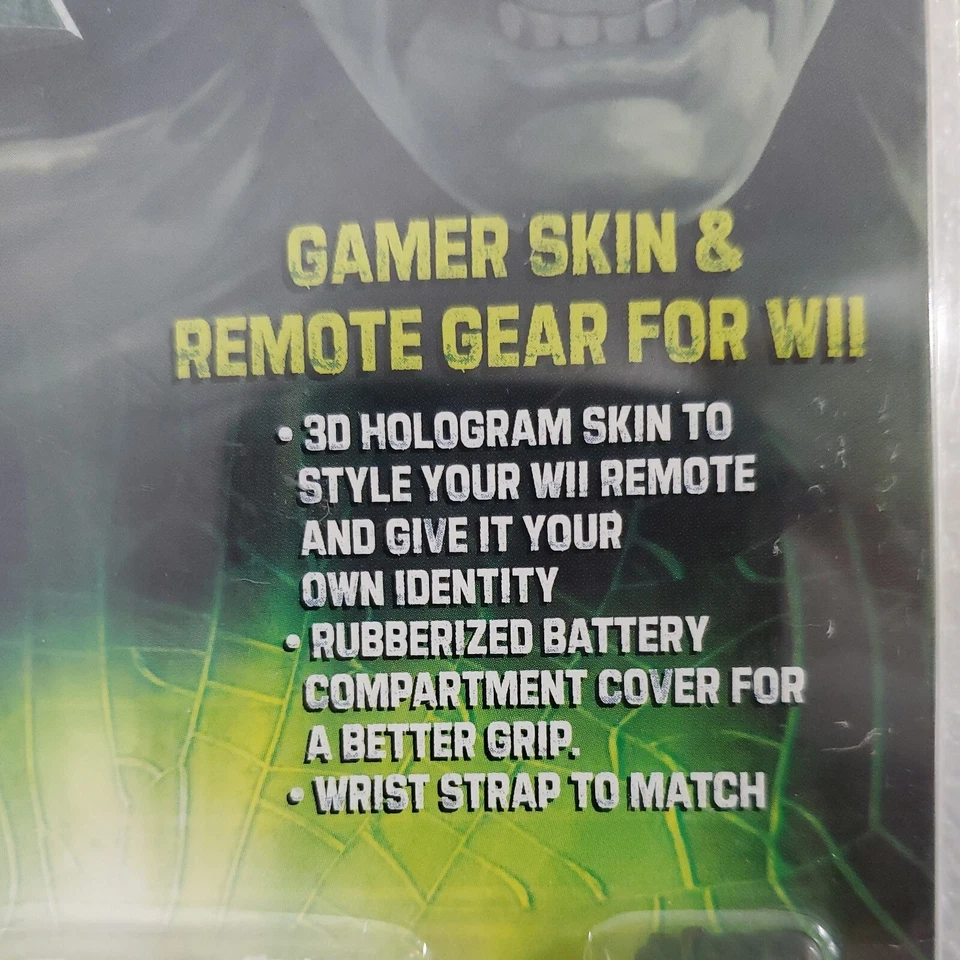 THE INCREÍBLE HULK Gamer Skin & Remote Gear para Wii Foto 3 de 4