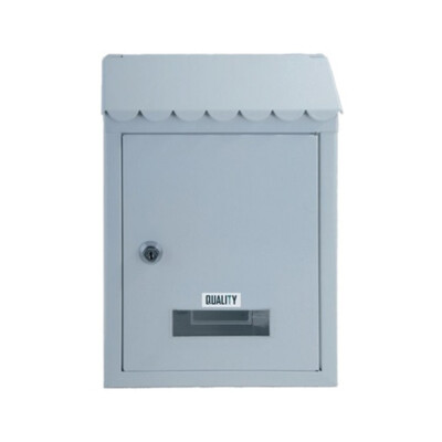 Cassetta Postale Parete In Acciaio Buca Lettere Posta Esterno Con Chiave Nero 36973035 - Foto 5