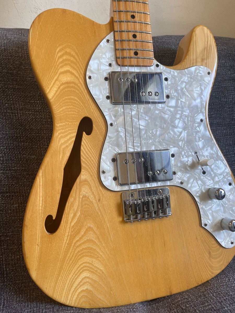 グレコTE500 1976年製 / 約3.3kg funk ojisan mod Greco TE-500 Thinline Telecaster 1976 Natural Finish From