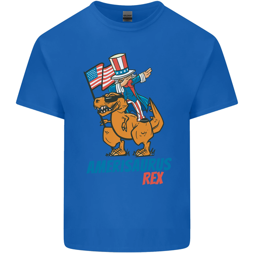 Camiseta Amerisaurus T-Rex Dabbing Tío Sam EE. UU. Niños Niños - Imagen 4 de 77
