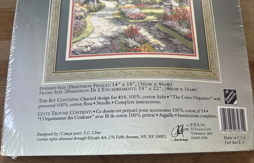 KIT DE PUNTO DE CRUZ CONTADO "VISTA AL LAGO" COLECCIÓN PATRIMONIO DE COLECCIÓN ~ SELLADO - Imagen 5 de 7