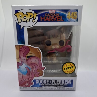Funko POP! Captain Marvel Goose Vinyl Bobble Head rare Chase Edition 445  889698376877|