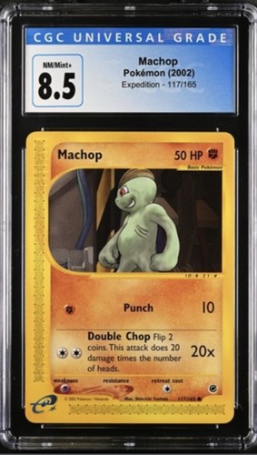 Machop graded CGC 8.5 for sale on eBay