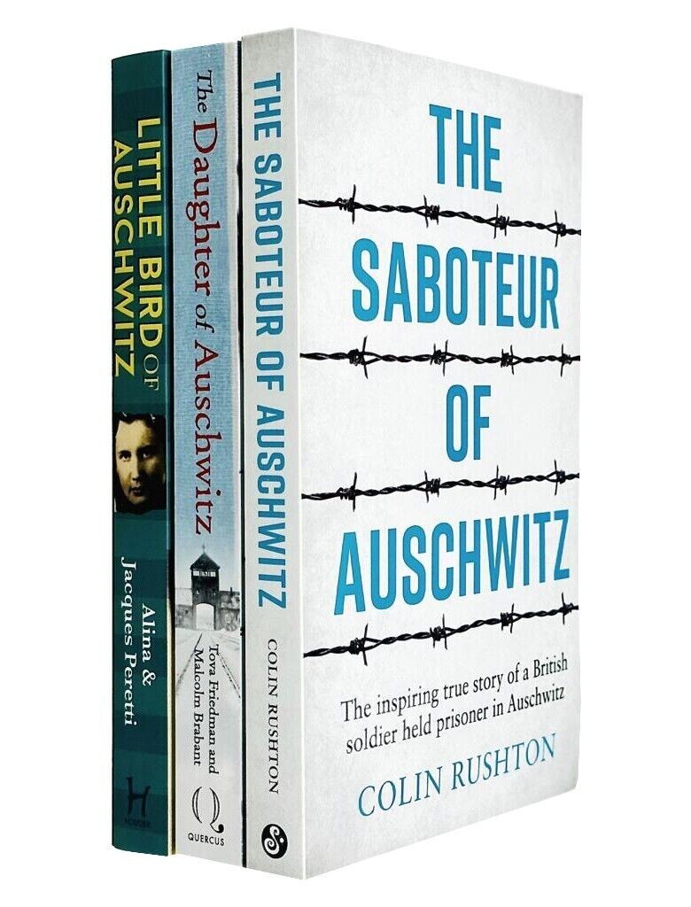 Saboteur of Auschwitz,Daughter of Auschwitz,Little Bird of Auschwitz 3 Books Set