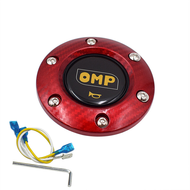 ポルシェ Steering Horn Button JDM OMP Sport Steering Wheel Horn Button+Red Plastic Ring | eBay