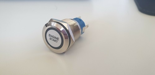 Universal Quality Replacement ENGINE START RED LED PUSH BUTTON SWITCH IGNITION - Picture 3 of 8