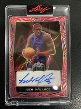 2023 Leaf Metal Website Exclusive Ben Wallace 1/1 Red Prizm Auto Autograph