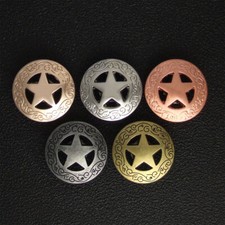 20mm Star Concho Saddle Tack Belt Western Style 5 Color